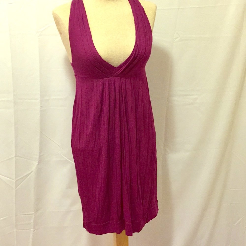 Purple Sleeveless Summer Dress